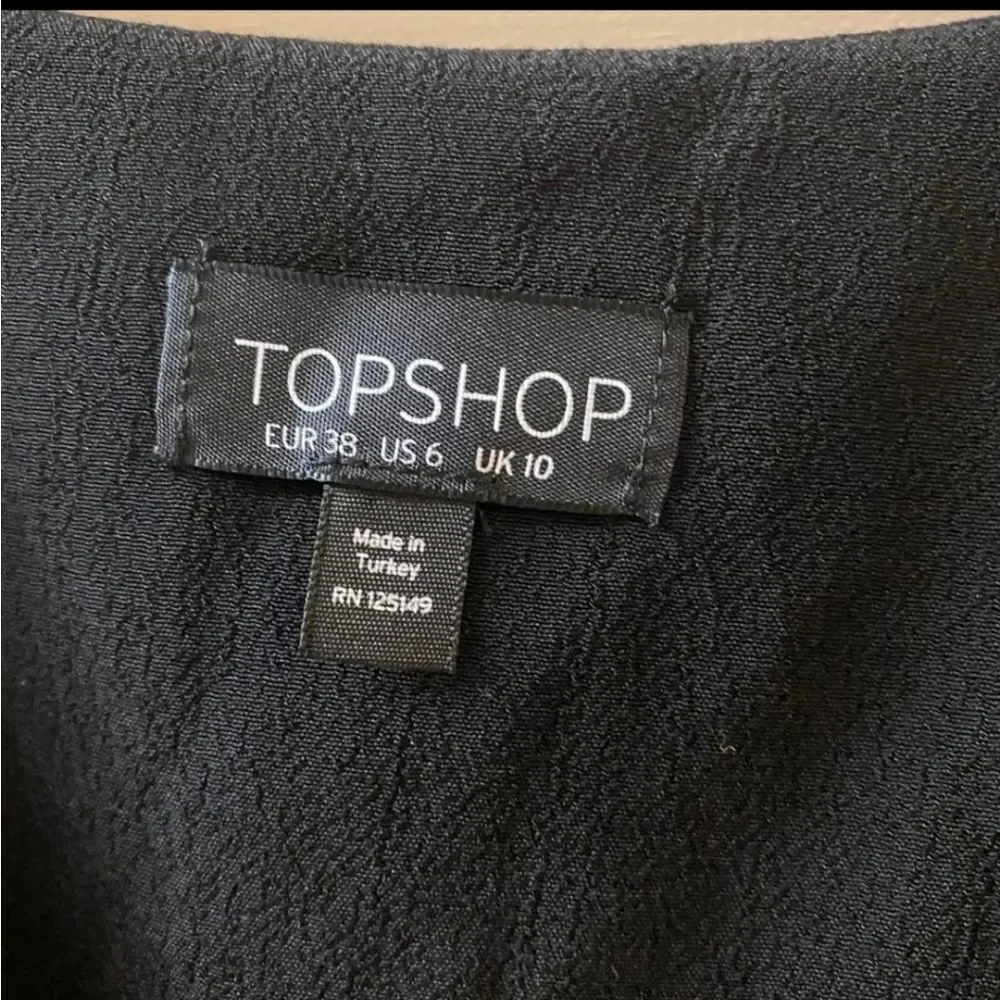 Topshop Peplum Blouse